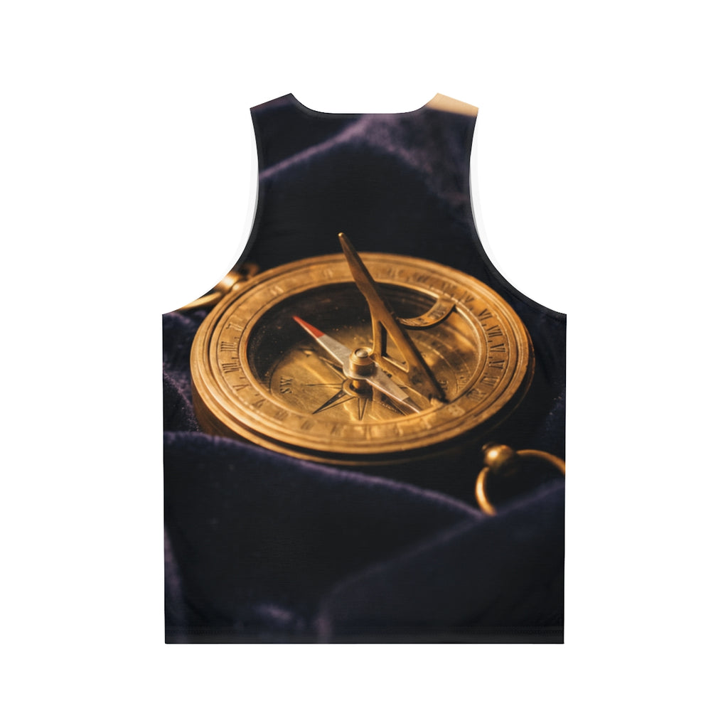 Men's Brass Sundial Compass Tank Top