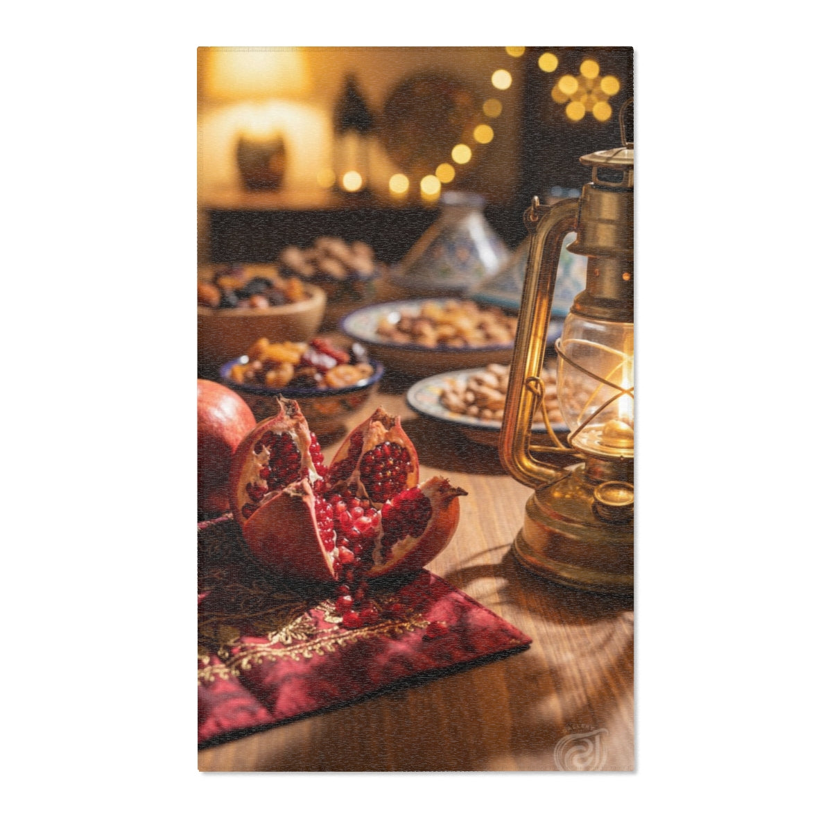 Area Rug - Velvet Night Still Life | Echovira Gallery