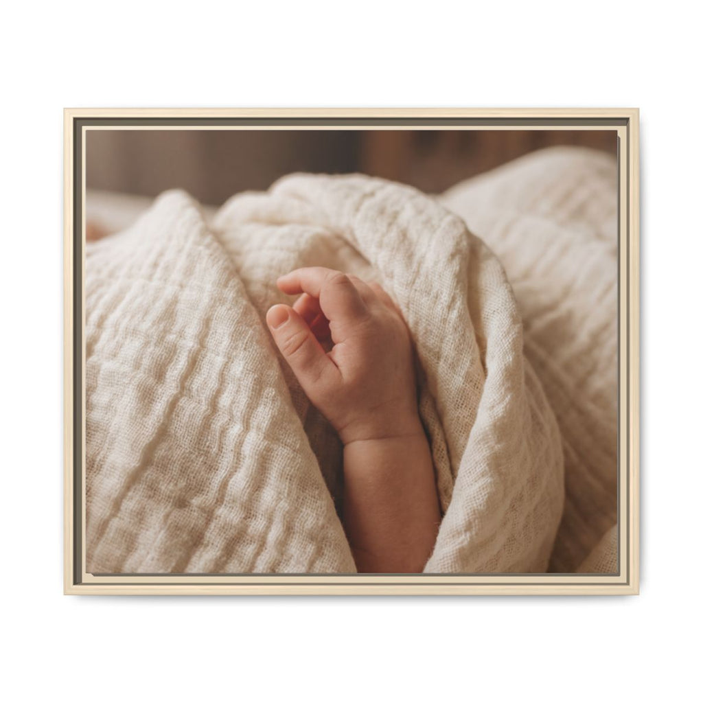 Framed Matte Canvas - Neutral Nursery — Natural / 1.25"