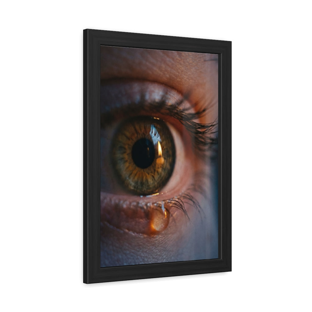 Framed Poster - Ethereal Gaze — Portrait