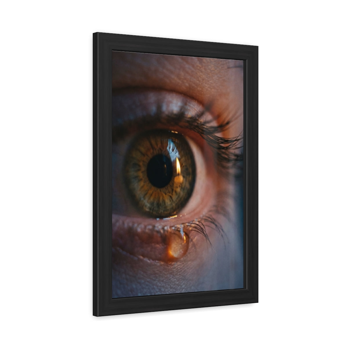 Framed Poster - Ethereal Gaze — Portrait