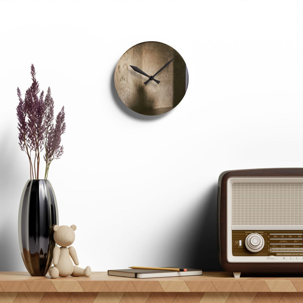 Acrylic Wall Clock - Shadows of the Citadel moody... |...