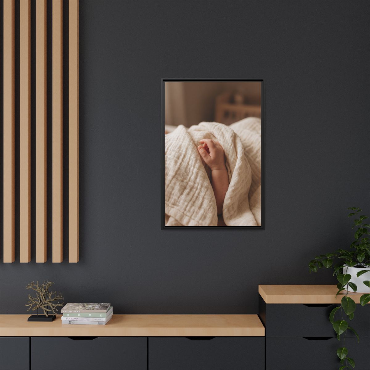 Framed Matte Canvas - Neutral Nursery