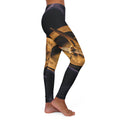 Women's Leggings with Antique Sundial Compass