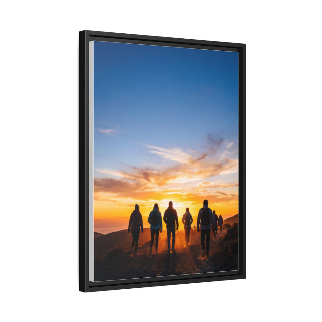 Matte Canvas, Framed - Epic Dawn Trek
