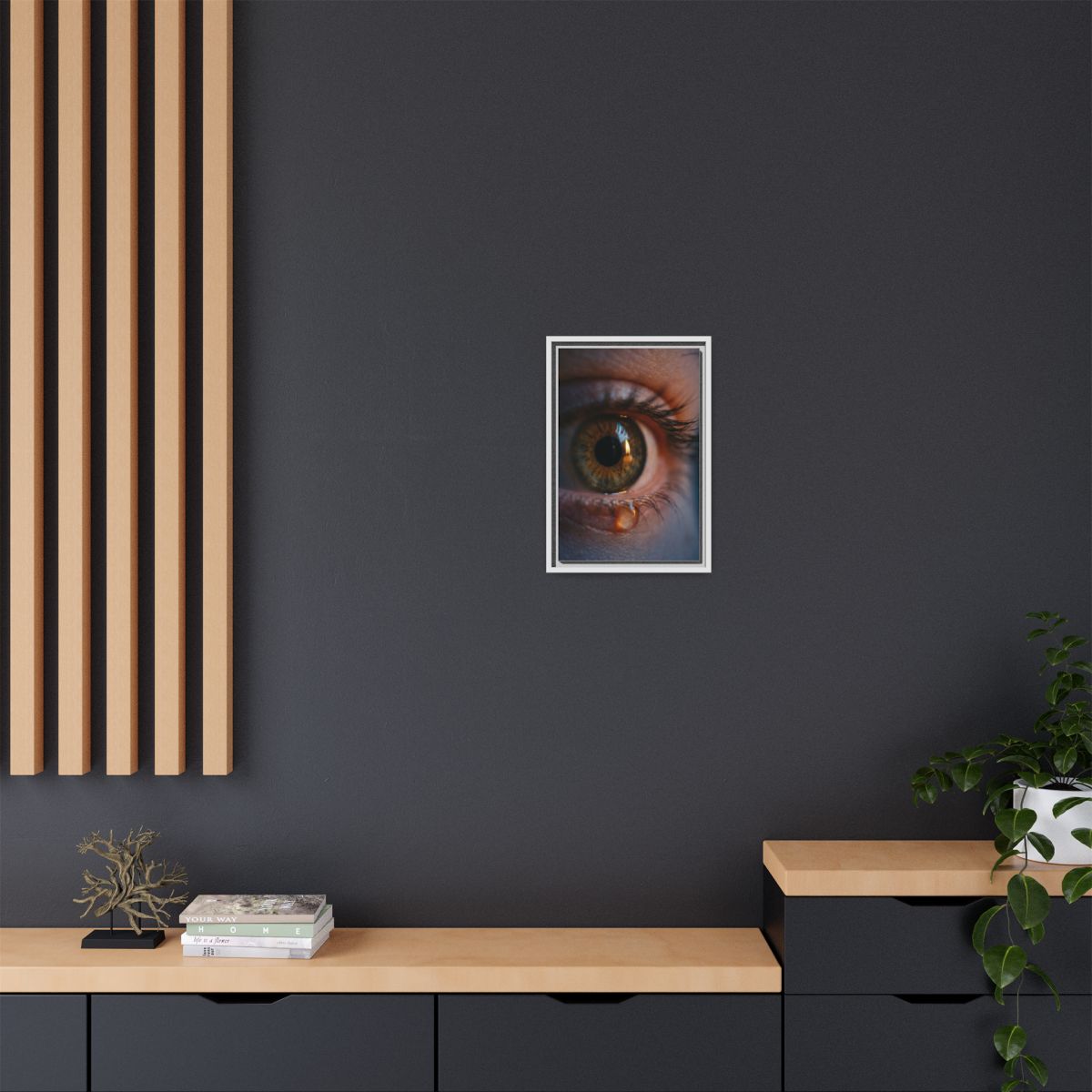 Matte Canvas, Framed - Luminous Tear