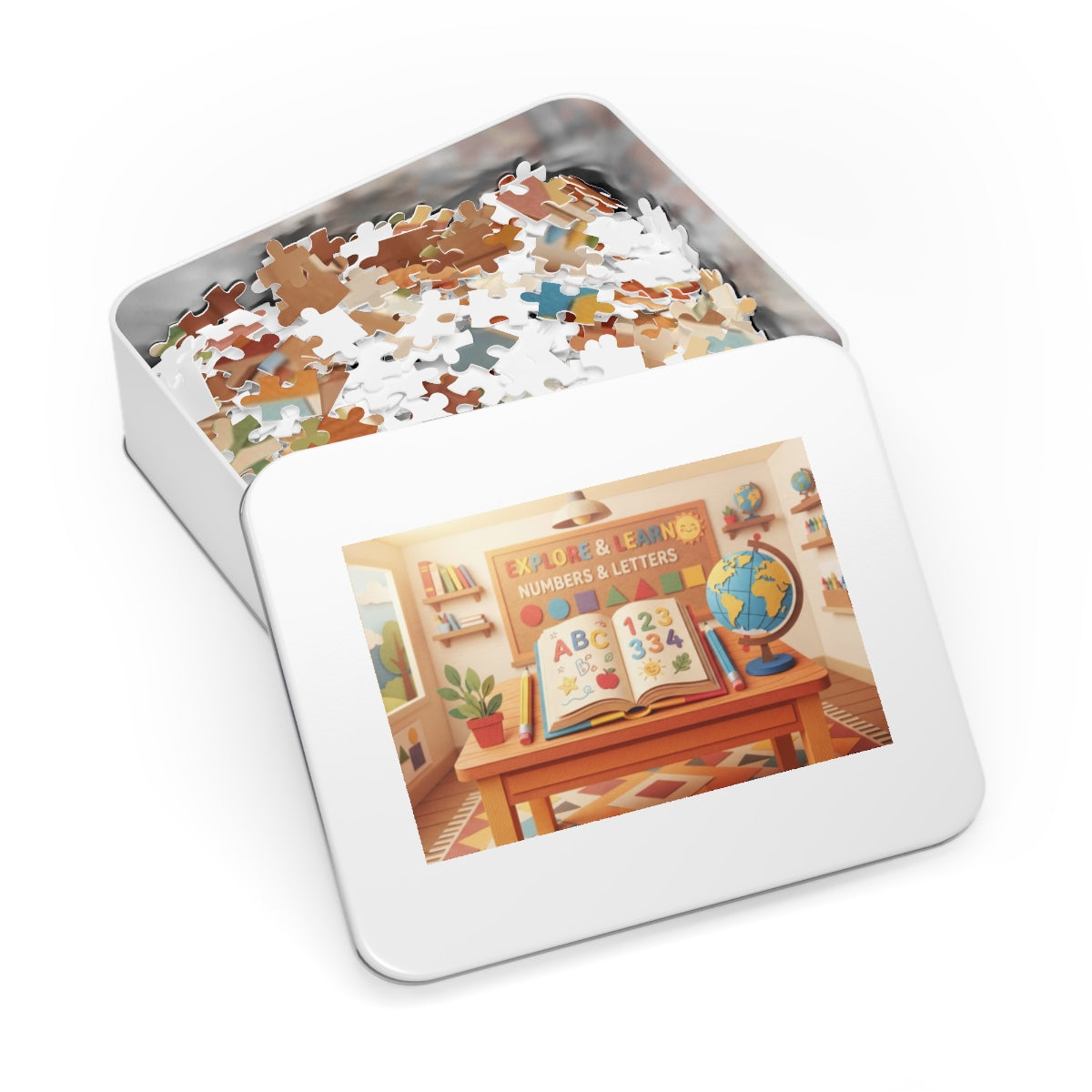 Jigsaw Puzzle with Tin - Playful Classroom Papercraft... |...