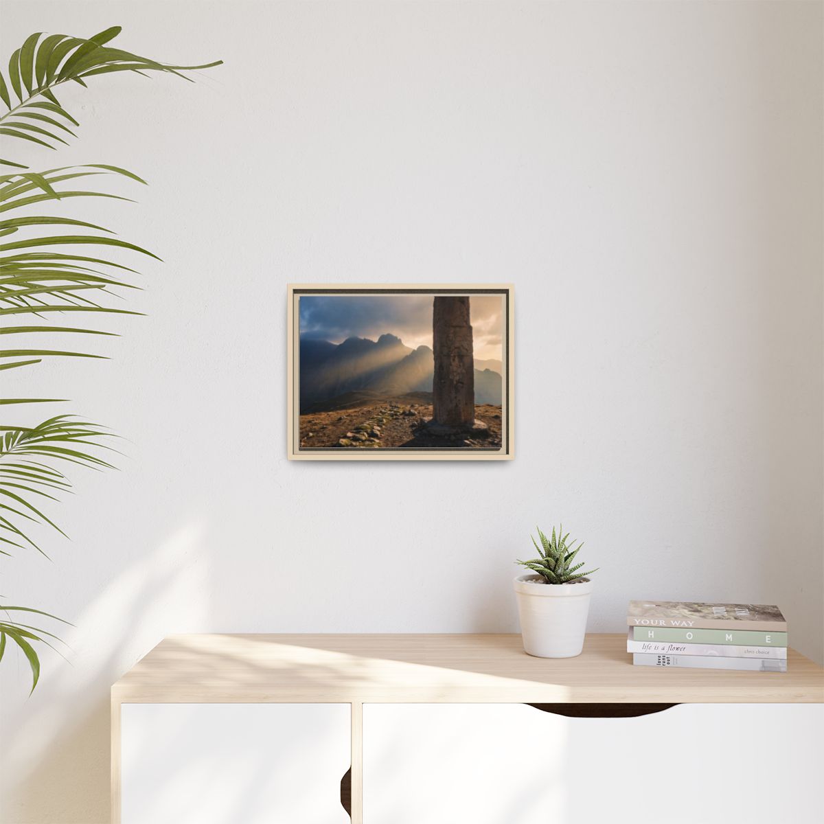 Matte Canvas, Framed - Mystic Monolith Ancient Persian... |...