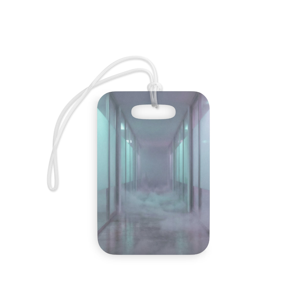 Luggage Tags - Liminal Corridor Fog Art Print | Echovira...
