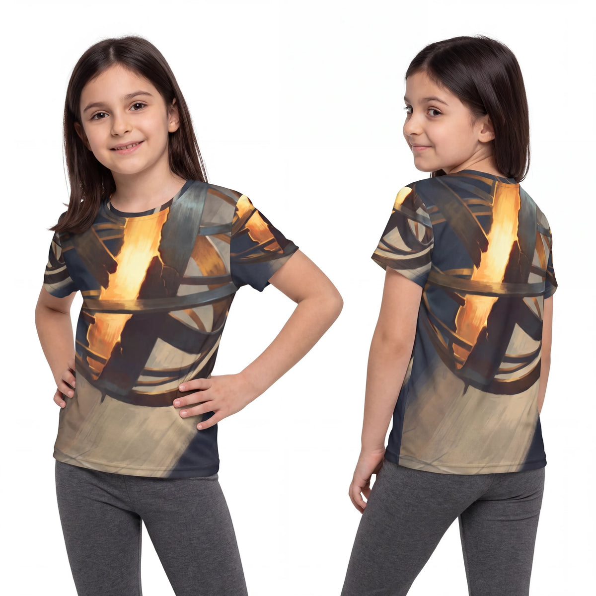 Kids Sports Jersey Celestial Armillary Art