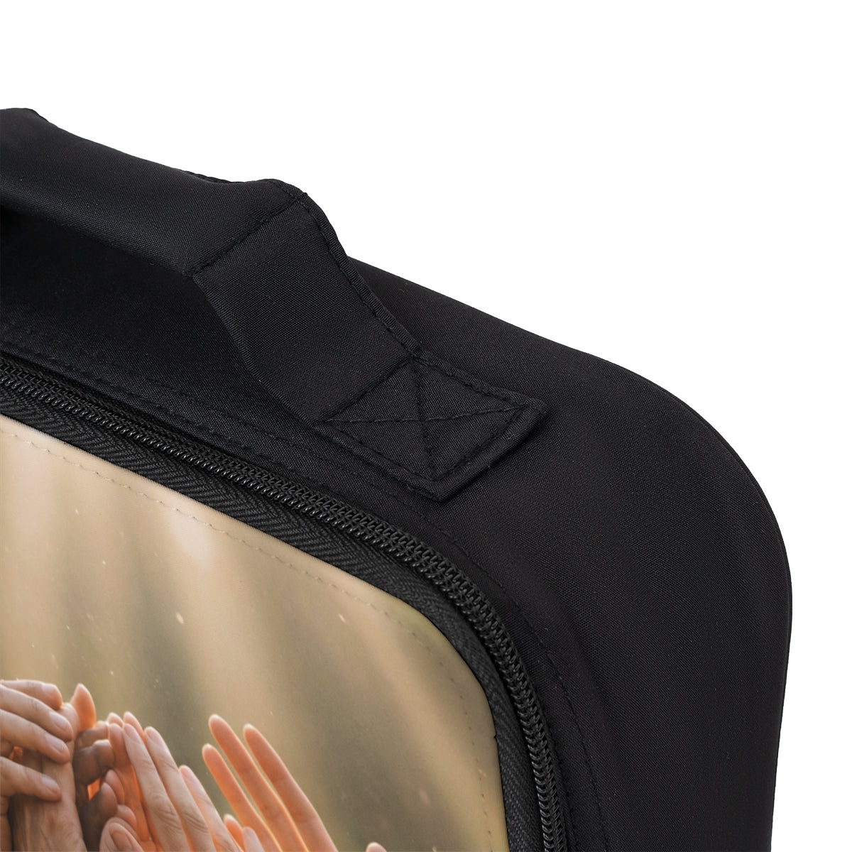 Lunch Bag - Golden Rays of Unity Wall Art | Echovira Gallery