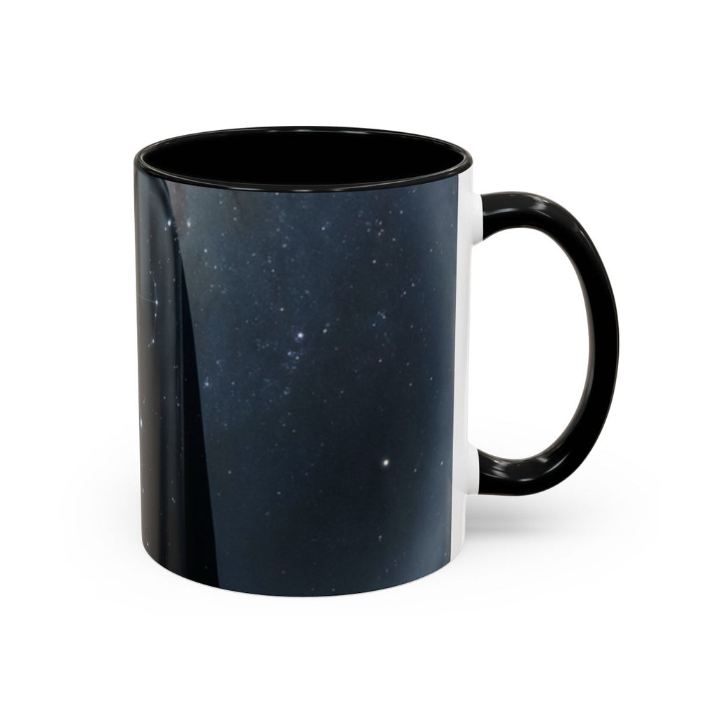 Accent Coffee Mug - Orion Cosmic Sentinel Art | Echovira...