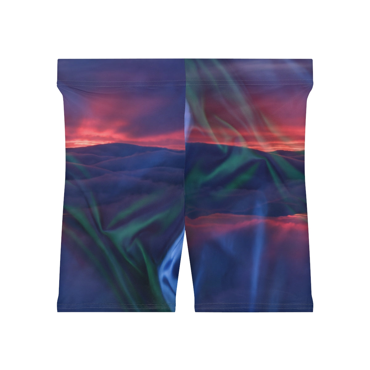 Women's Biker Shorts - Silk Horizon | Echovira Gallery