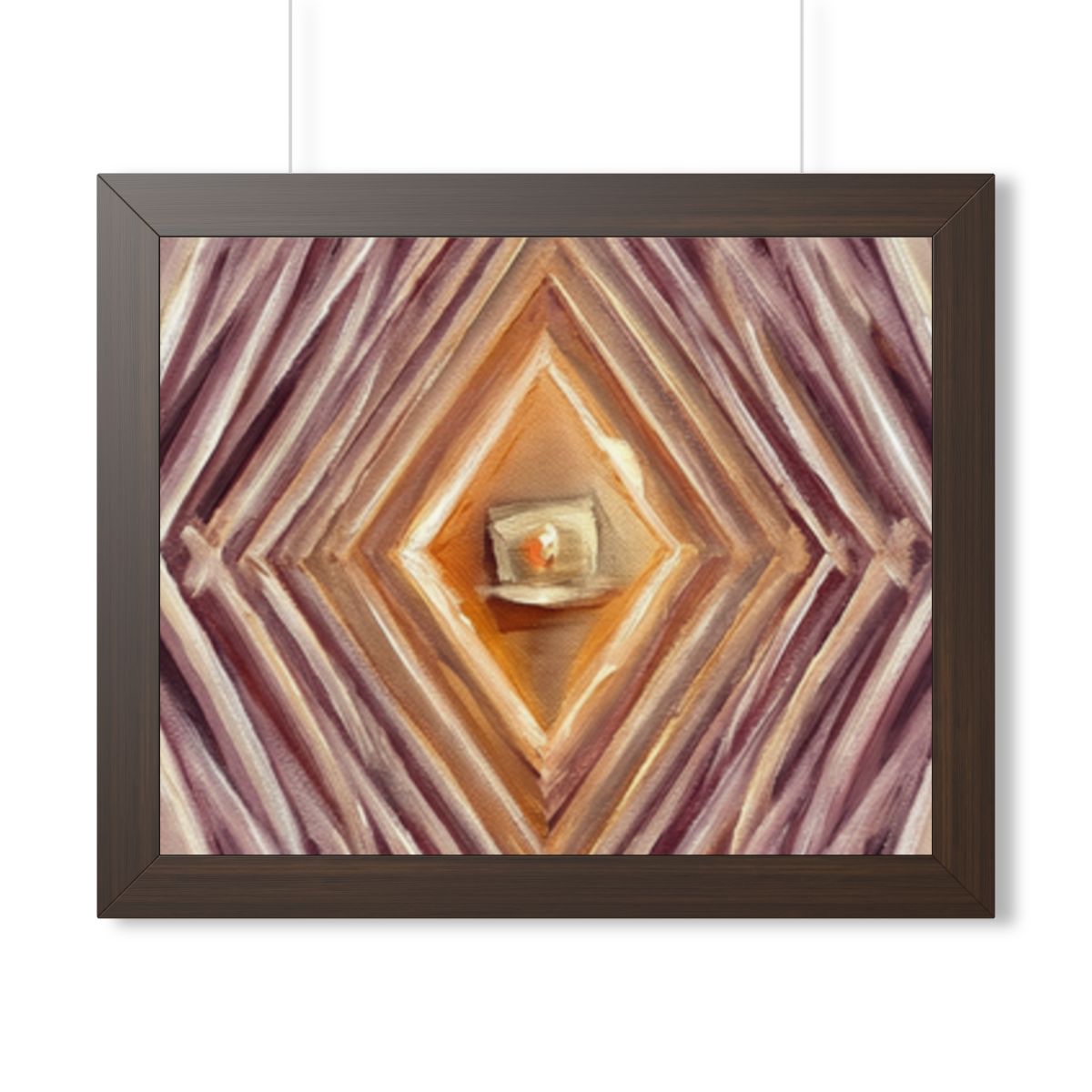 Framed Horizontal Poster - Infinite Arch — Walnut (14×11......