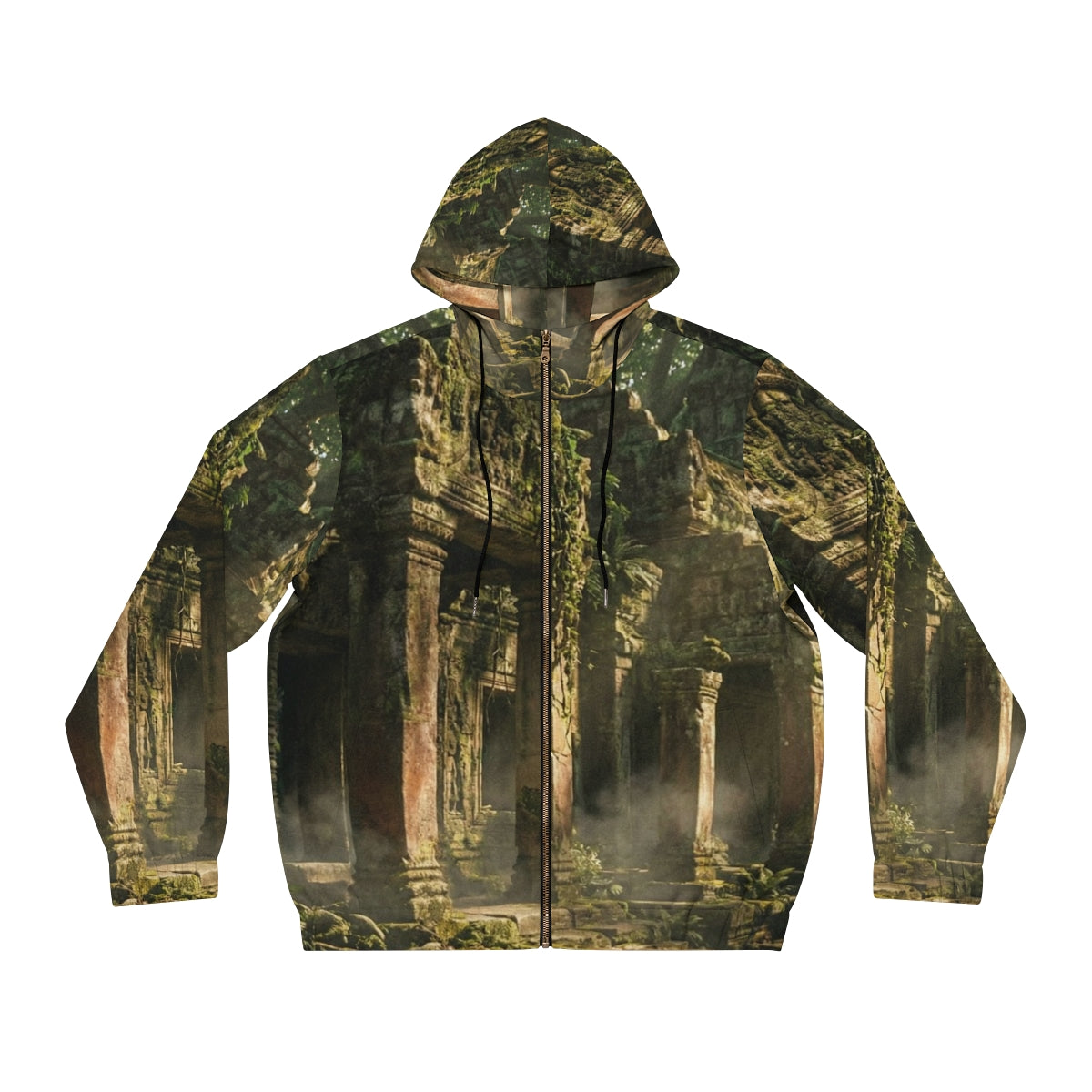 Men's Full-Zip Hoodie - Ancient Haven | Echovira Gallery