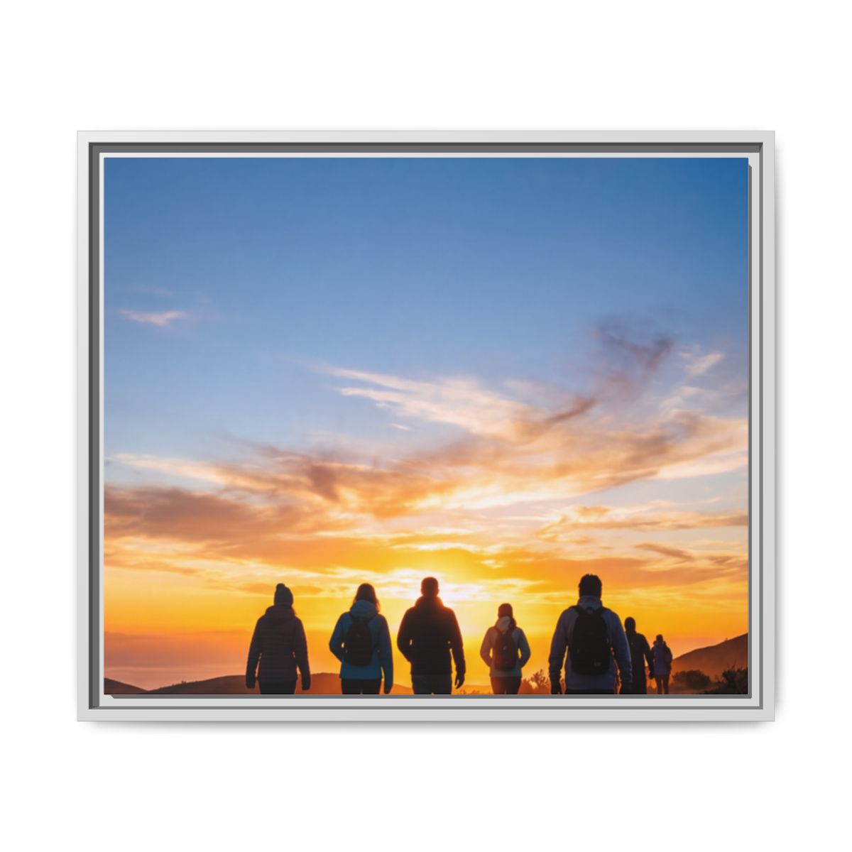 Matte Canvas, Framed - Epic Dawn Trek