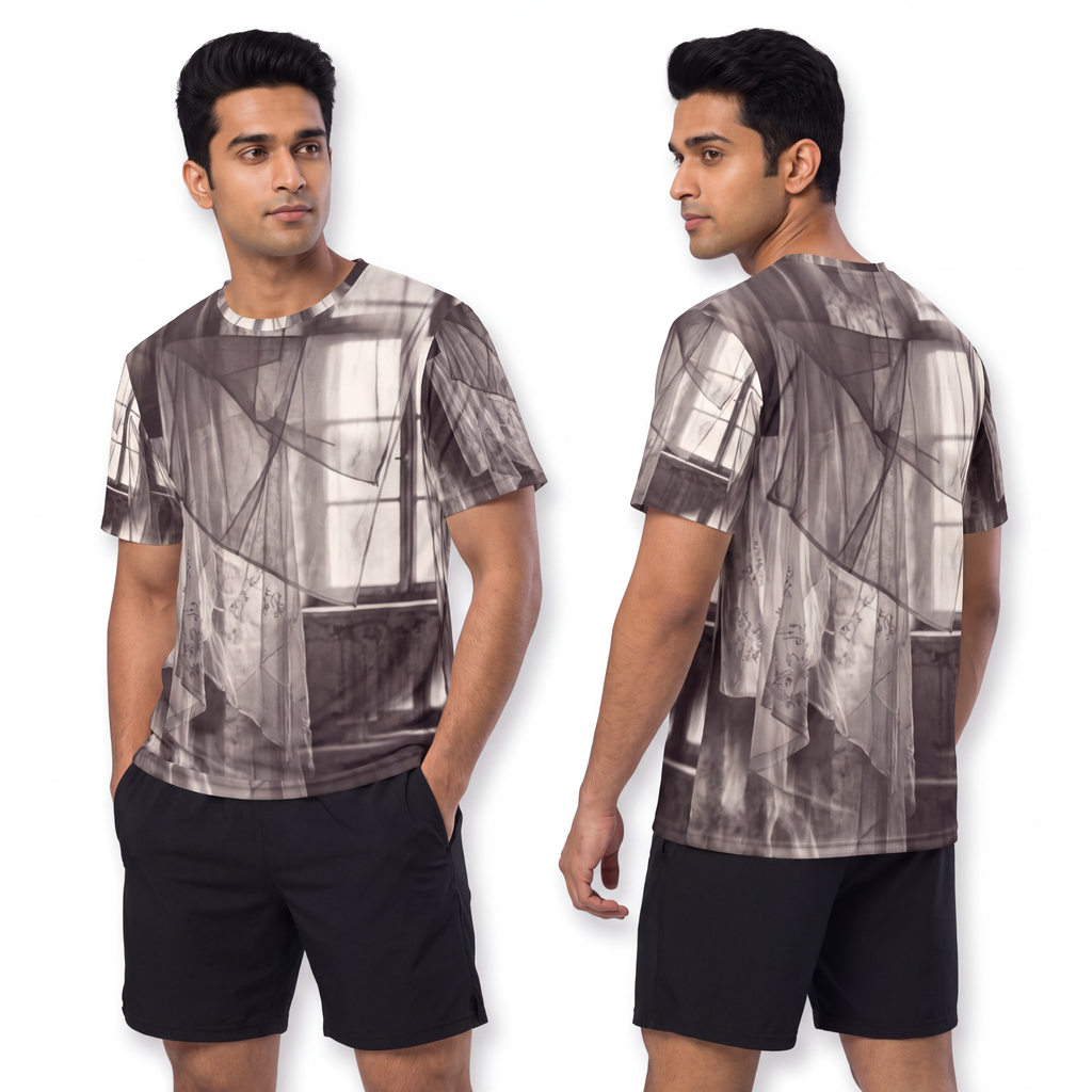 Men's Sports Jersey - Spectral Veils | Echovira Gallery
