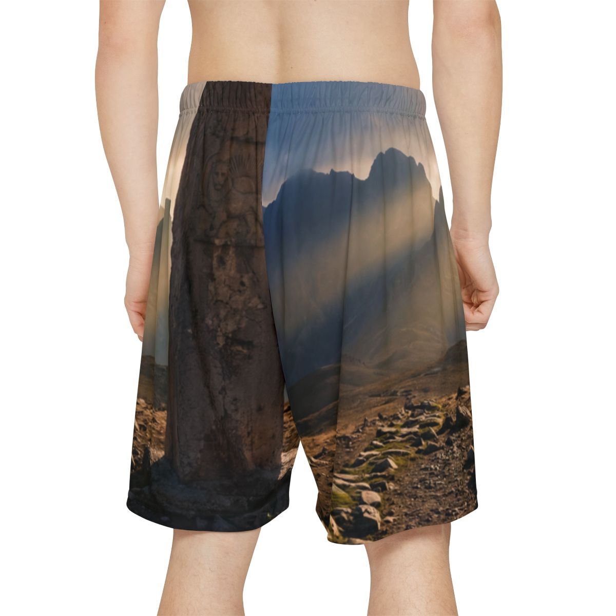 Men's Sports Shorts - Mystic Peaks