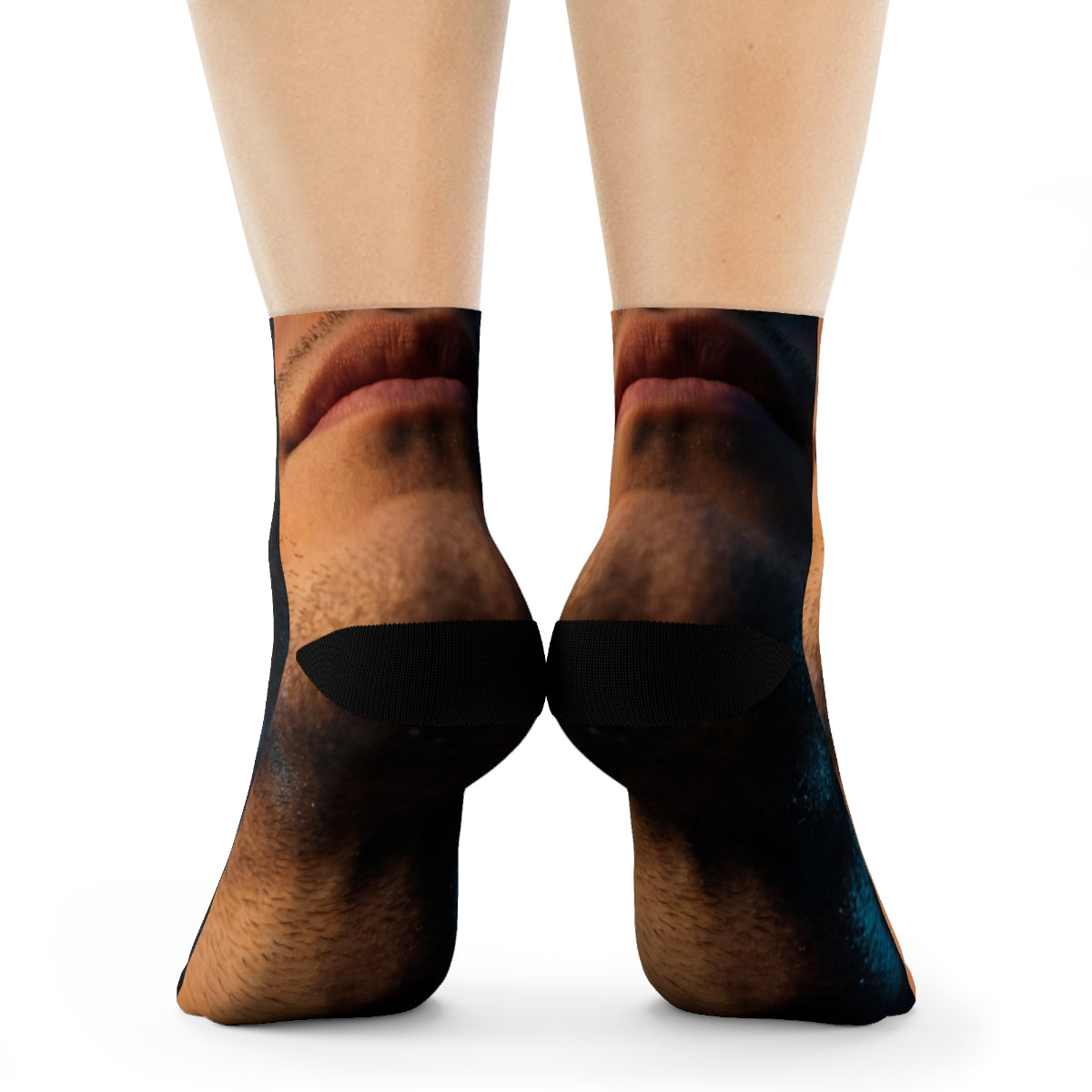 Crew Socks - Neon Noir Step