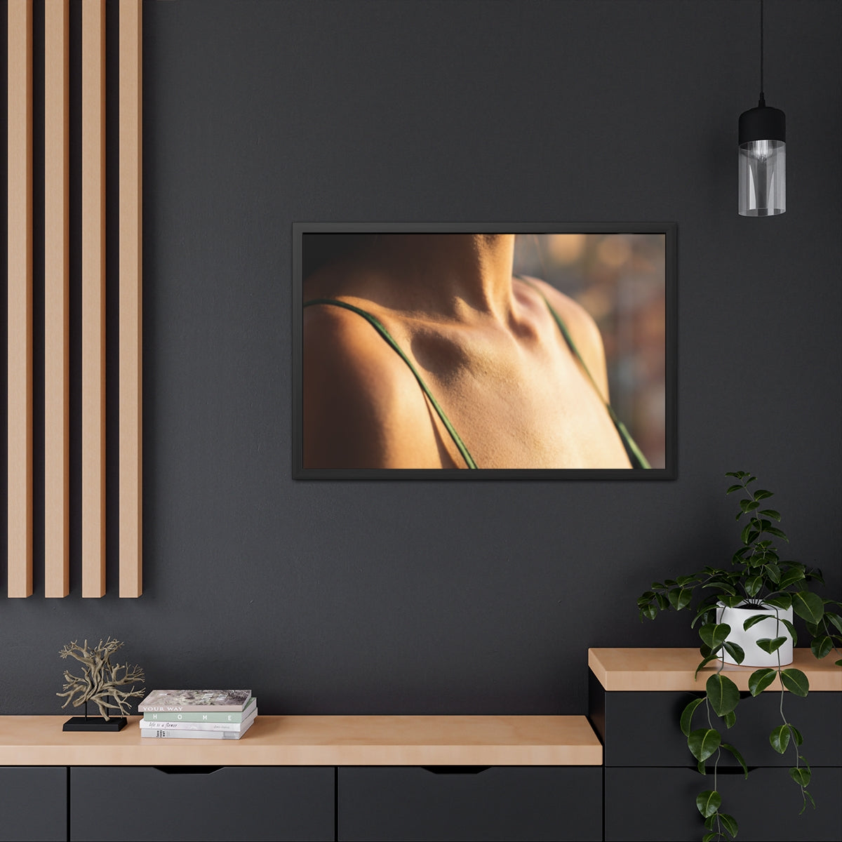 Framed Poster - Sunlit Muse Gallery Art — Landscape
