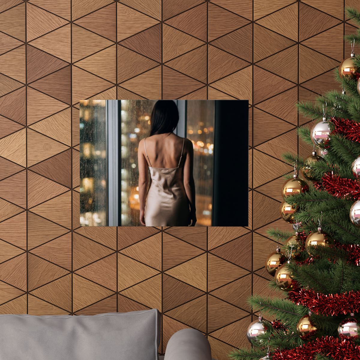 Matte Horizontal Posters - Midnight Reflections by Ella Farjad (10×8 & 54×36)