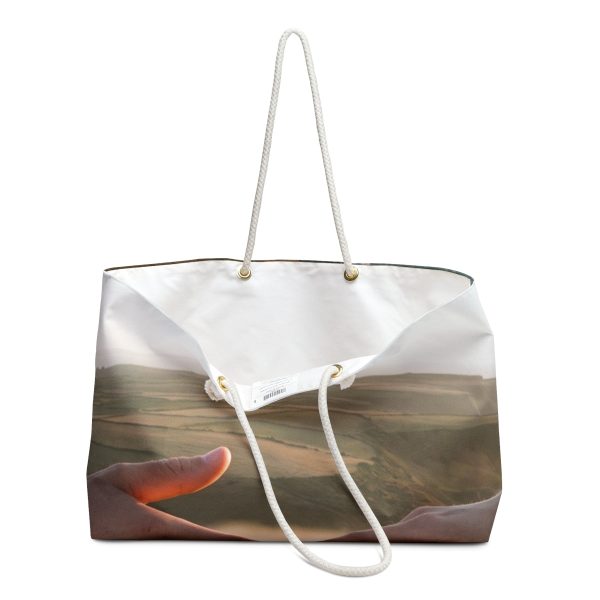 Weekender Bag - The Infinite Touch | Ethereal Coastal Art |...