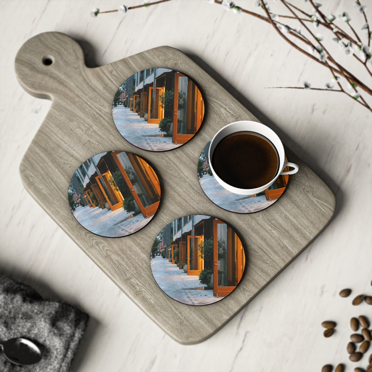 Coasters - Twilight Courtyard Tile Set (1 & 4 pcs) |...