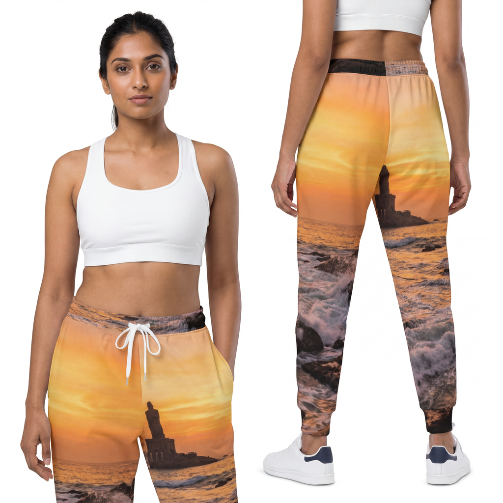 Athletic Joggers - Kanyakumari Coast Sunset | Echovira...