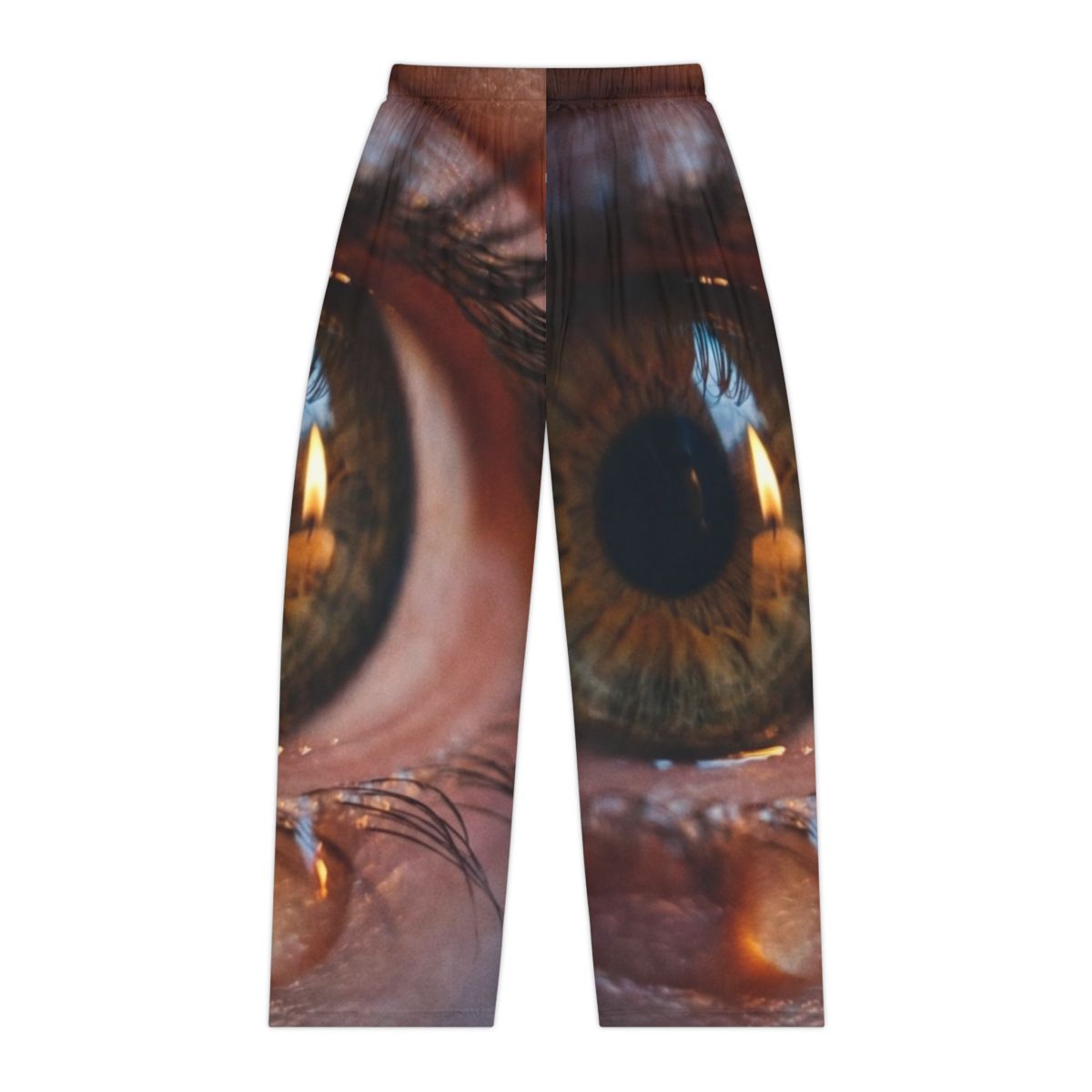 Women's Pajama Pants - Amber Iris Reflection Fine Art Print...