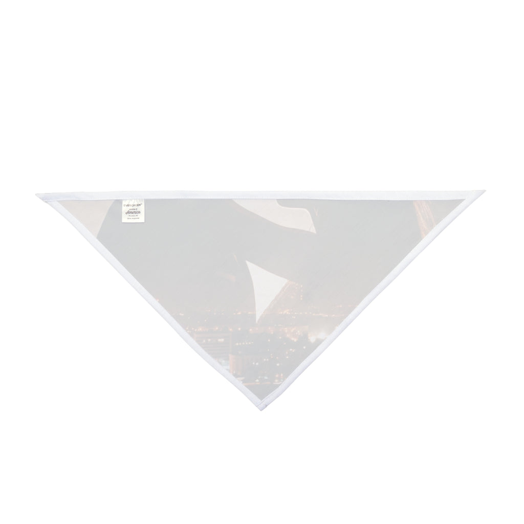 Pet Bandana - City Twilight Lights | Echovira Gallery