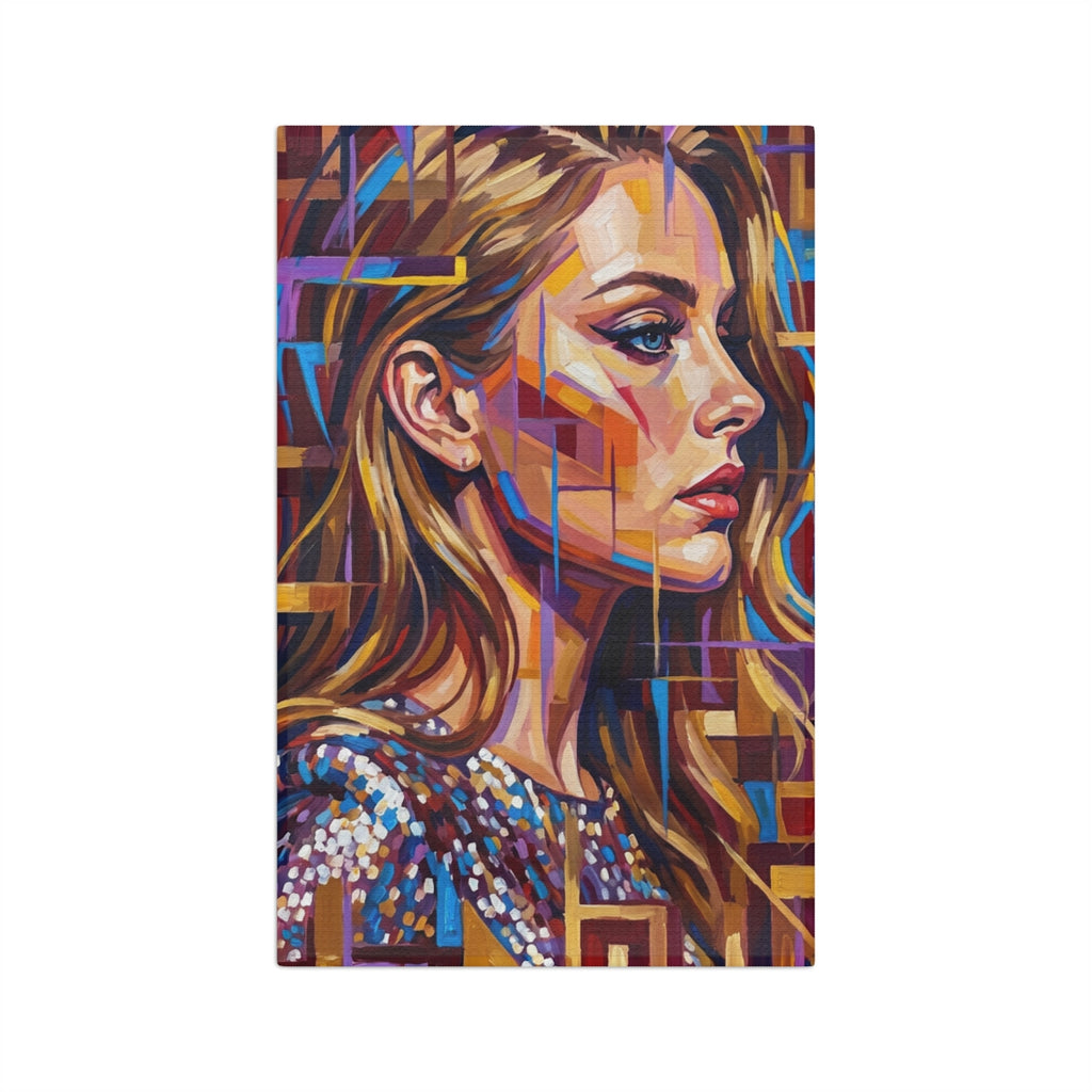 Microfiber Tea Towel - Shattered Elegance | Echovira Gallery