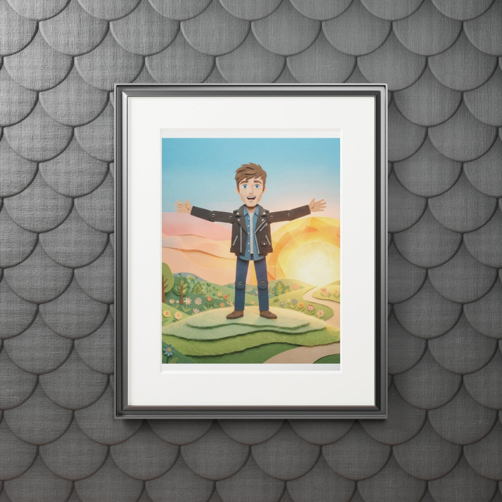 Fine Art Print - Sunny Meadow Paper Frame — Portrait (11×14...