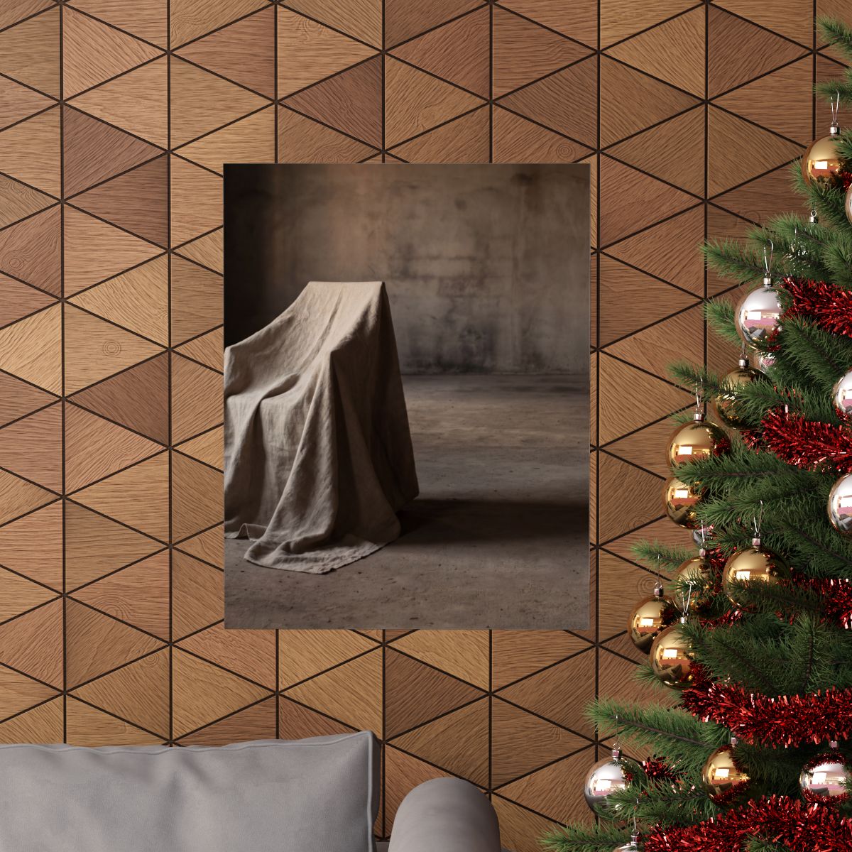 Matte Vertical Posters - Draped Silence Still Life Art... |...