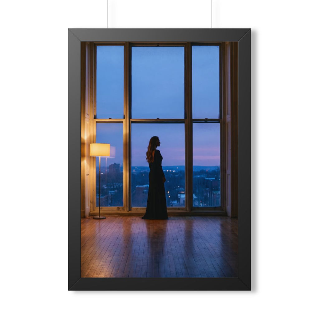 Framed Vertical Poster - Twilight Solitude — Black (11×14......