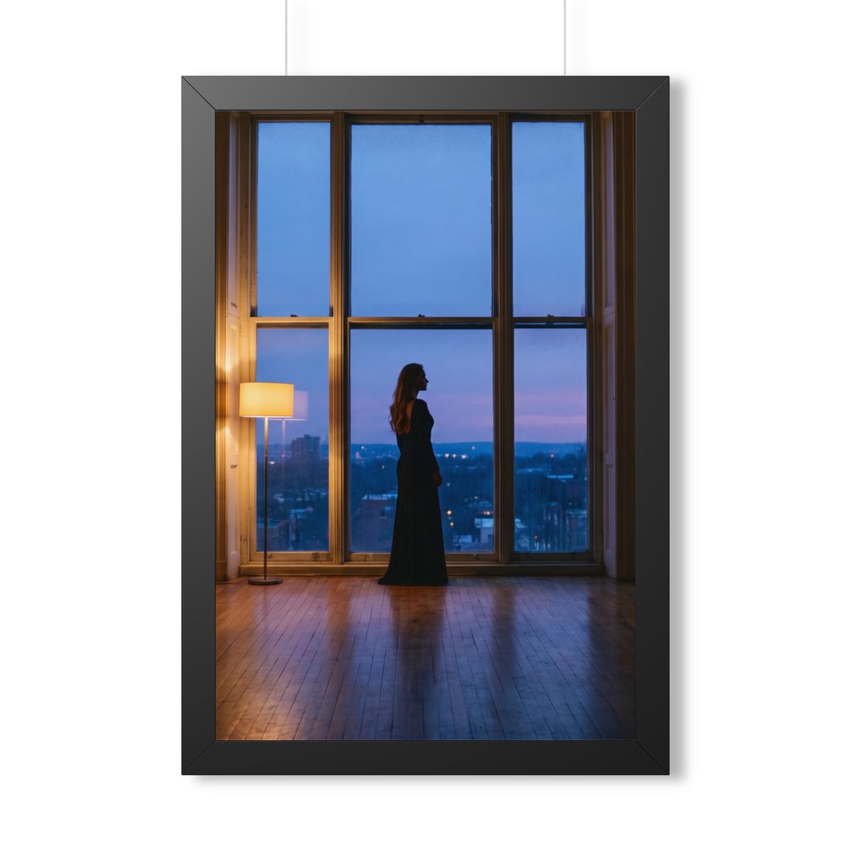 Framed Vertical Poster - Twilight Solitude — Black (11×14......