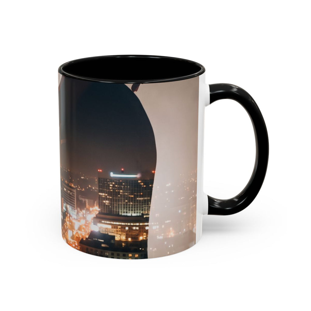 Accent Coffee Mug - Midnight Lovers Gold | Echovira Gallery