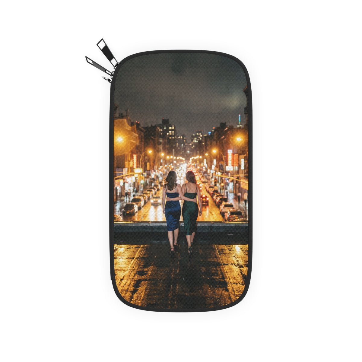 Passport Wallet - City Lights Travel Case | Echovira Gallery