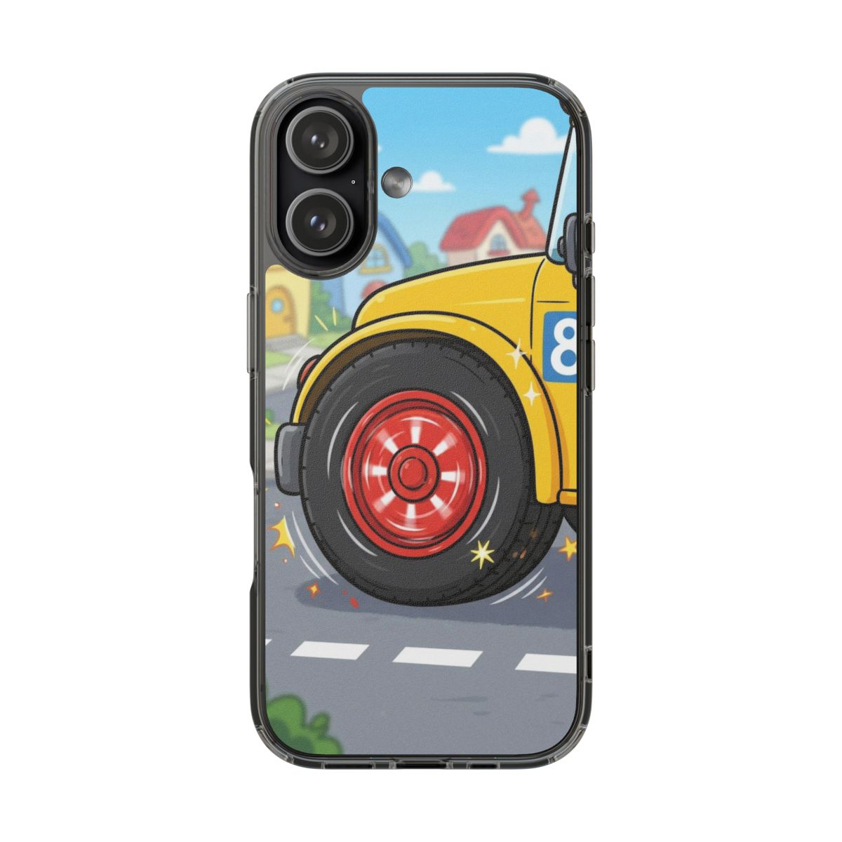 Clear Impact-Resistant Cases - Cartoon Bus | Echovira...