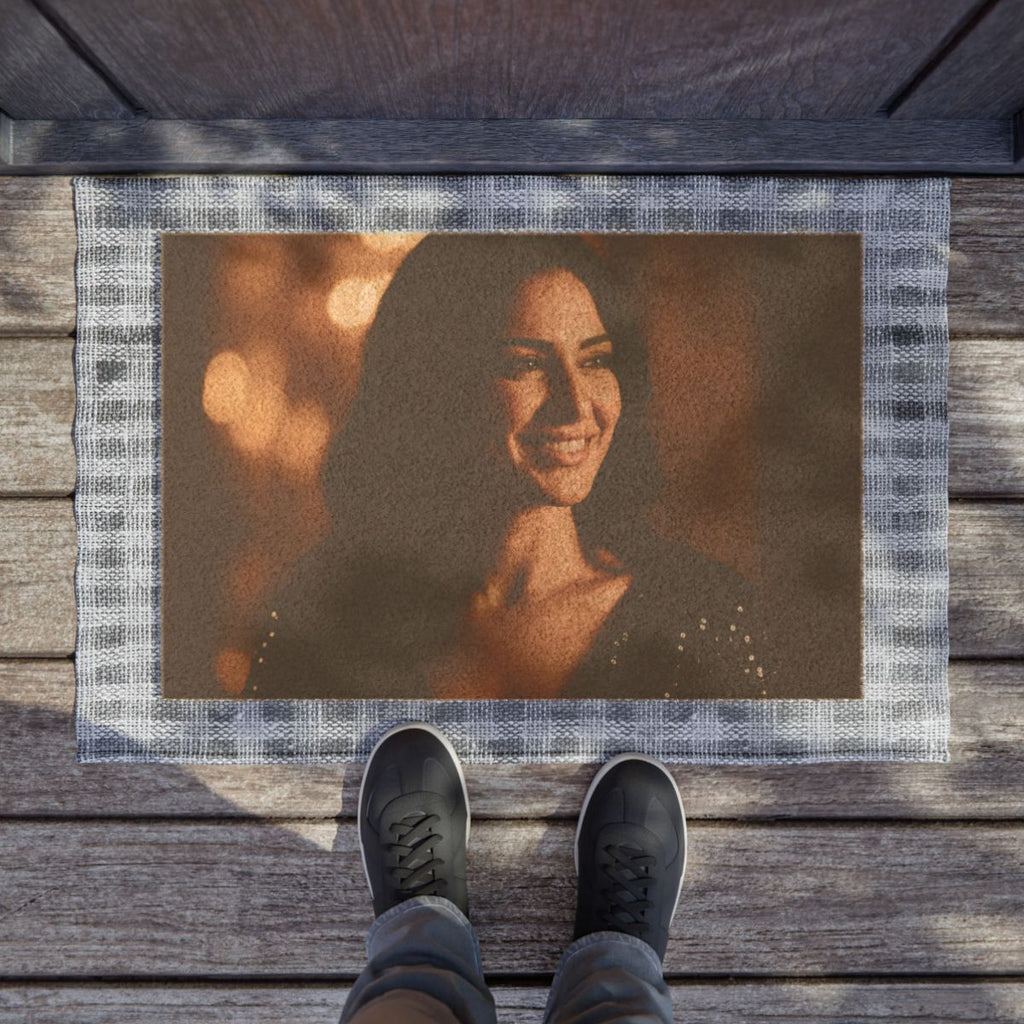 Welcome Doormat - Golden Elegance