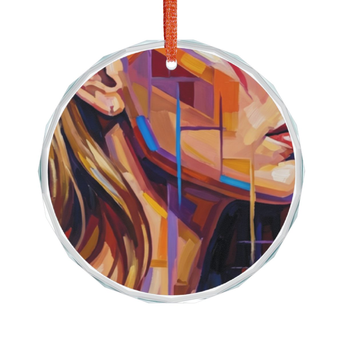 Crystal Glass Ornament - Shattered Elegance | Echovira...