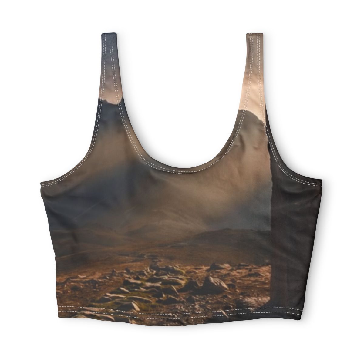 Polyester Sports Bra - Mystic Monolith Ancient Persian... |...