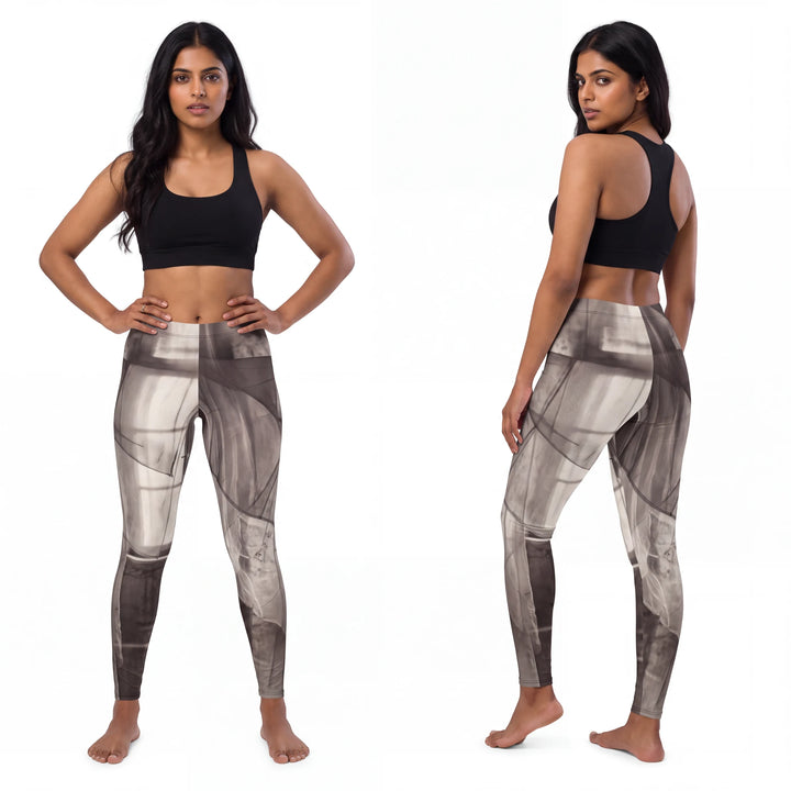 Women's Casual Spandex Leggings - Ethereal Drape