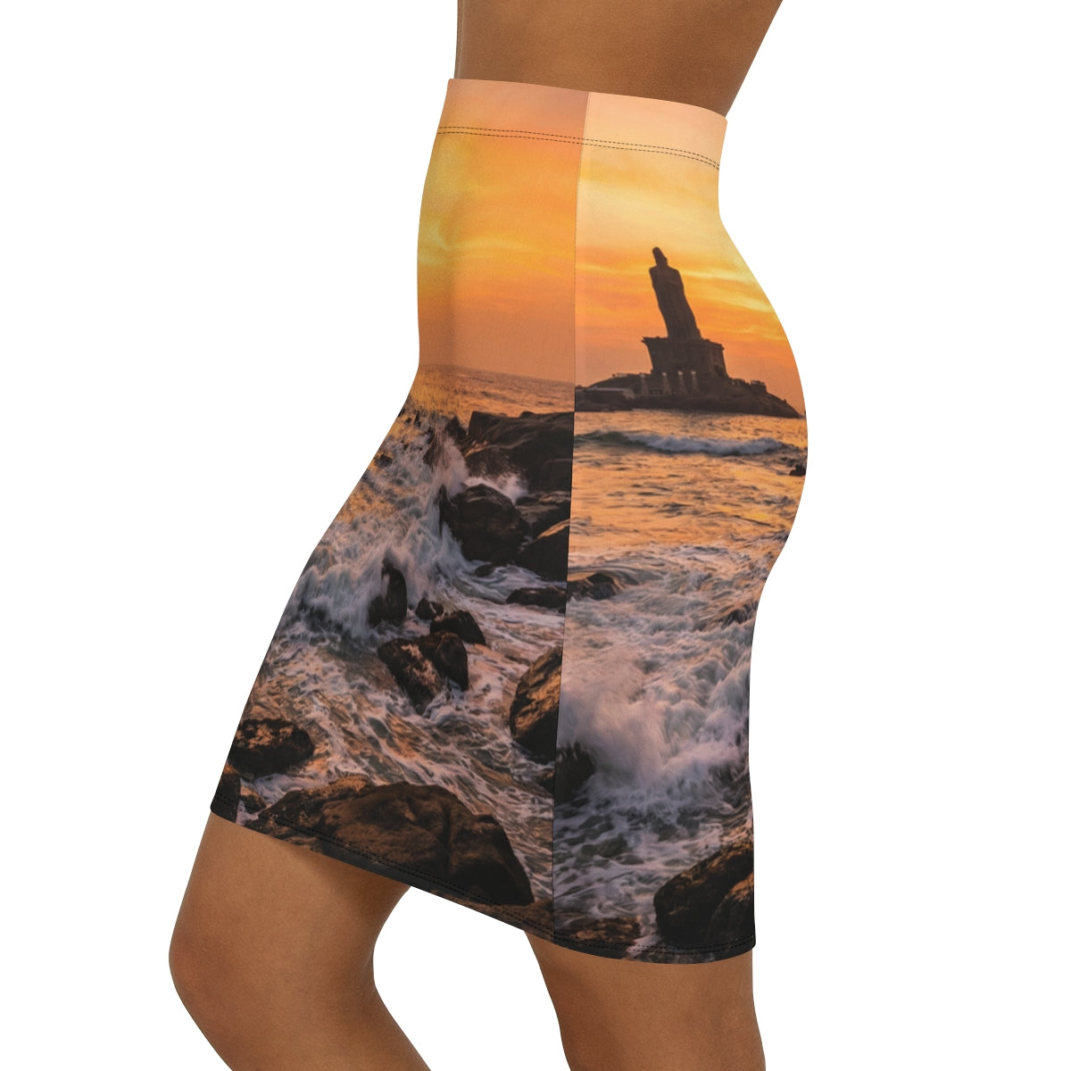 Pencil Skirt - Majestic Sunrise