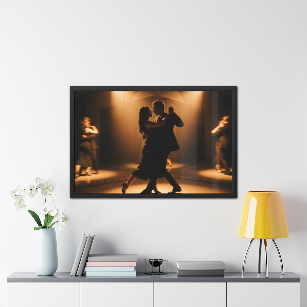 Golden Hour Tango Framed Poster — Landscape (10×8, 12×8... |...