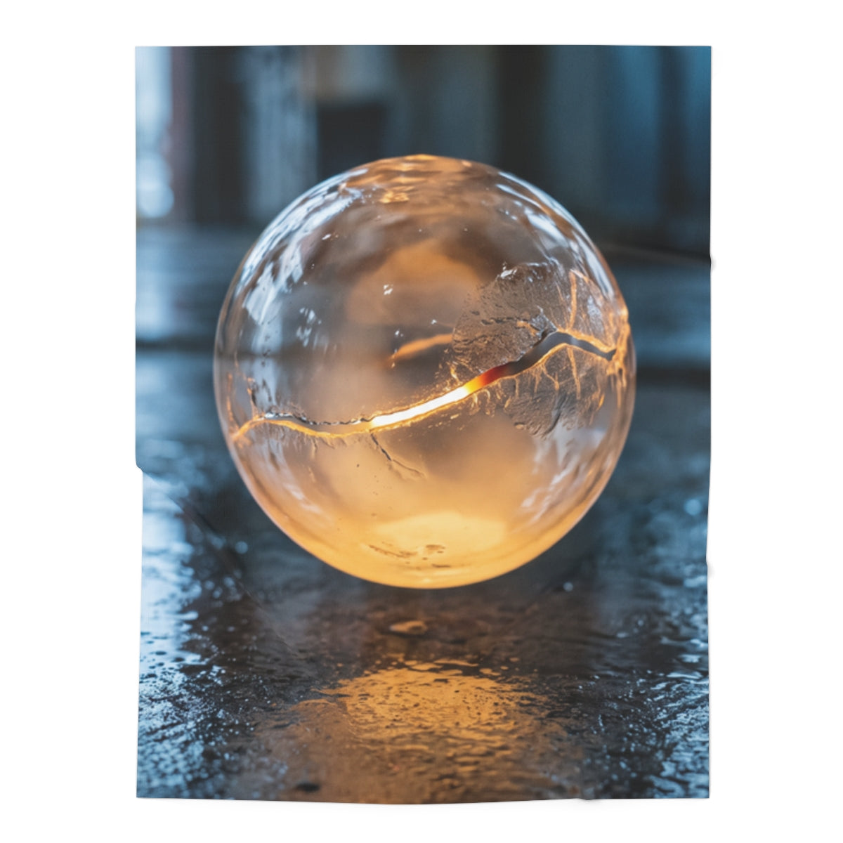 Luminous Fractured Glass Baby Swaddle Blanket