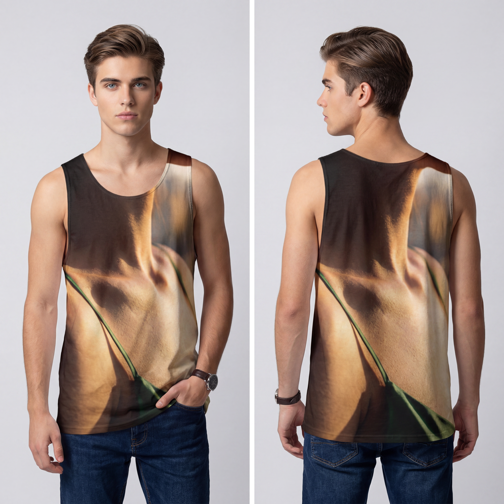 Men's Tank Top - Emerald Sunset Muscle