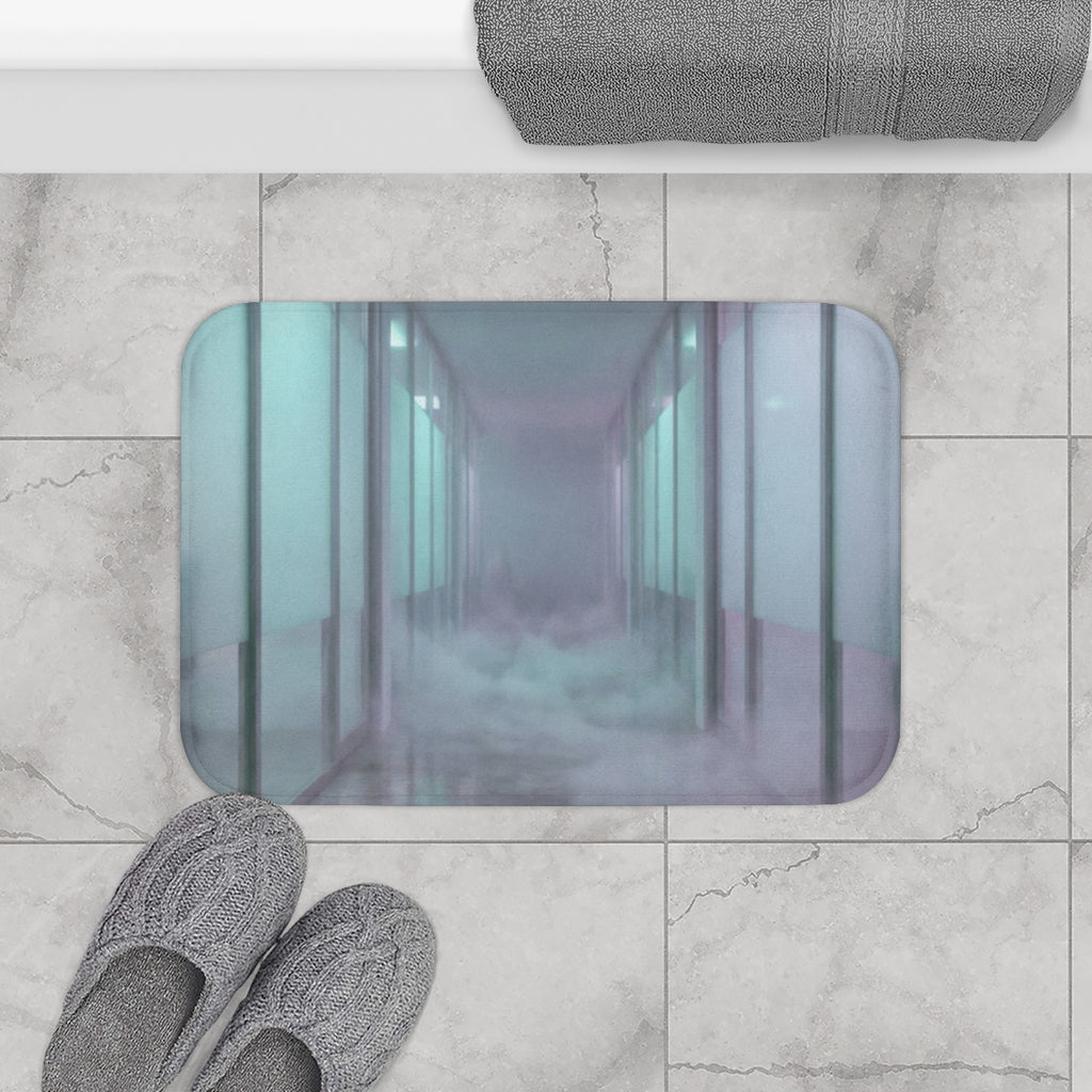 Bath Mat - Liminal Fog Bath Decor | Echovira Gallery