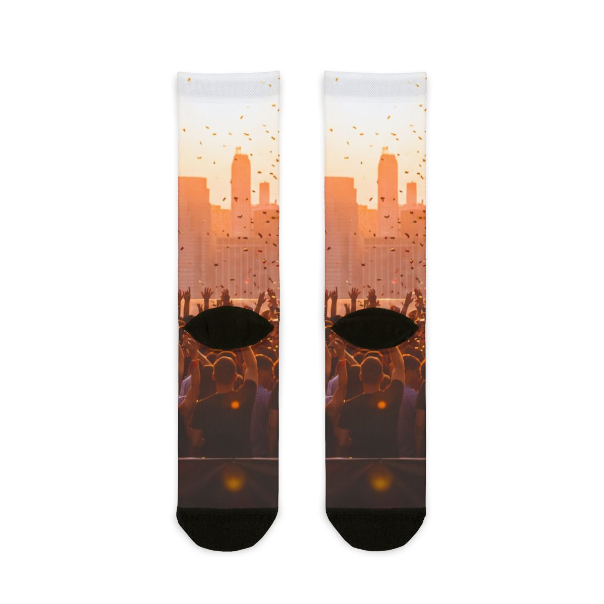 Sublimation Crew Socks - City Lights | Echovira Gallery
