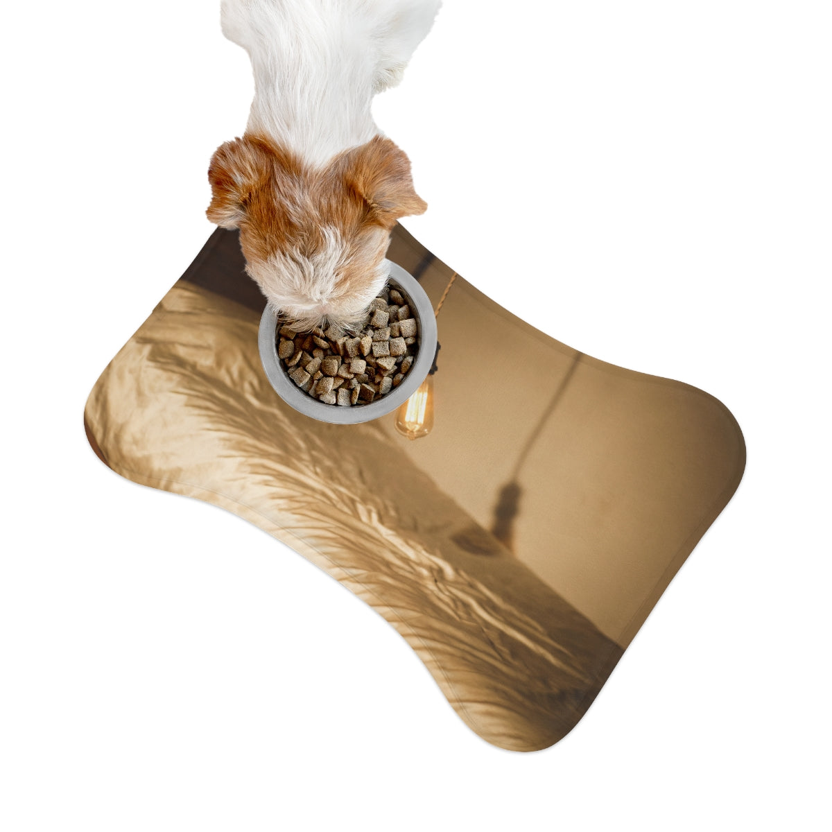 Pet Feeding Mat - Amber Glow Bowl Mat | Echovira Gallery
