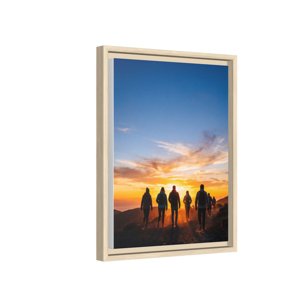 Matte Canvas, Framed - Epic Dawn Trek